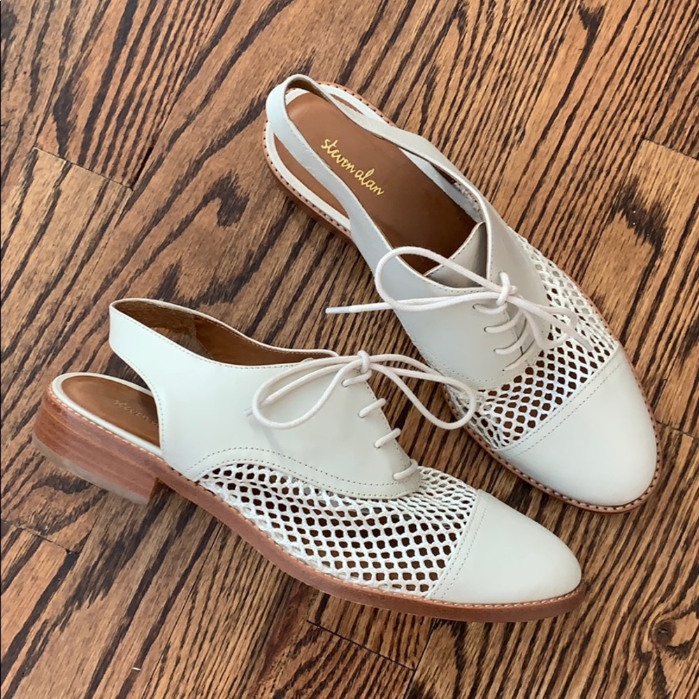 steven alan mesh slingback oxford
